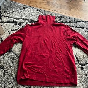 BASIC EDITIONS red turtleneck, Lightly worn, vintage. Size M